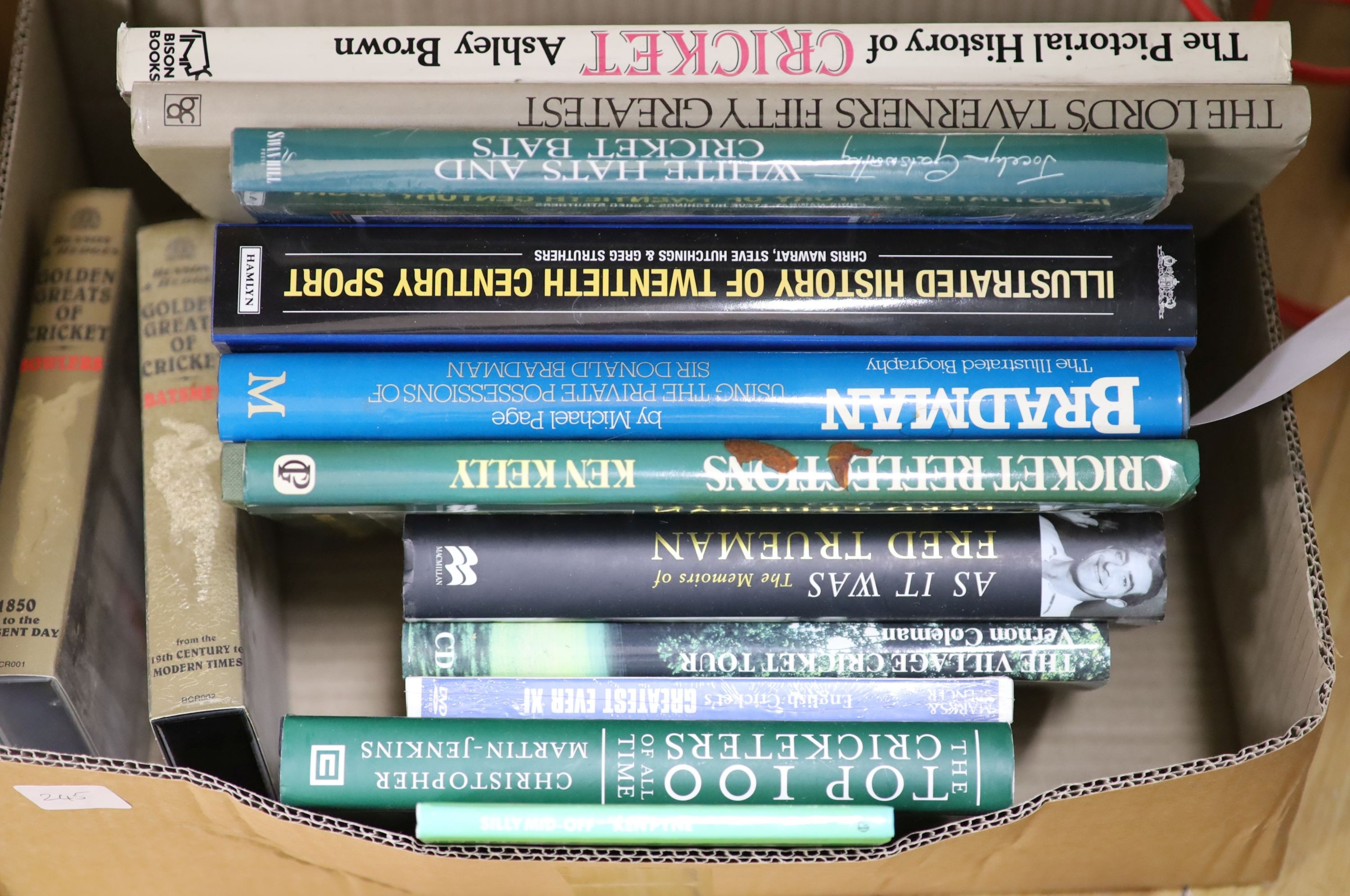 Collection of cricket books